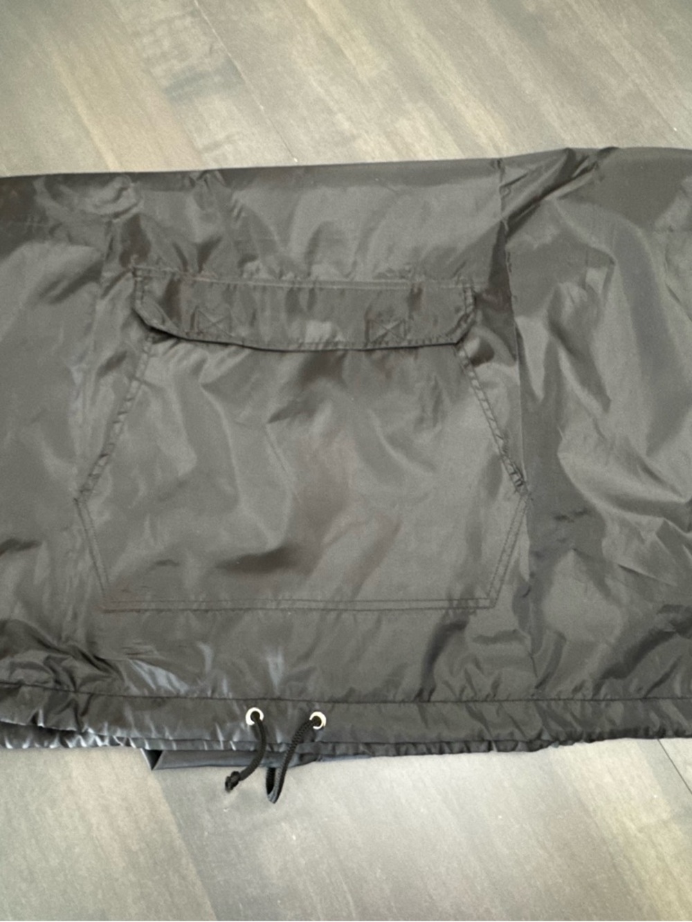 NWT Champion Men's Big & Tall Anorak Jacket Black 4XL Wind Rain Embroidered - Picture 13 of 13